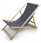Bituxx Erős strand szék napozóágy állítható fekete strandra a kertbe (4250394543225)