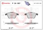 BREMBO Sada brzdových platničiek kotúčovej brzdy BREMBO P 24 057 (P 24 057)
