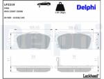 DELPHI Sada brzdových platničiek kotúčovej brzdy DELPHI LP2219 (LP2219)
