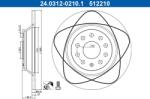 ATE Brzdový kotúč ATE 24.0312-0210.1 (24.0312-0210.1)