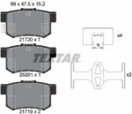 TEXTAR Sada brzdových platničiek kotúčovej brzdy TEXTAR 2172001 (2172001)