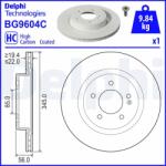 DELPHI Brzdový kotúč DELPHI BG9604C (BG9604C)