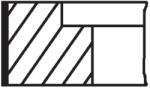MAHLE Sada piestnych krúżkov MAHLE 034 75 V3 (034 75 V3)