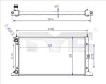 TYC Chladič motora TYC 737-0043-R (737-0043-R)