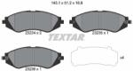TEXTAR Sada brzdových platničiek kotúčovej brzdy TEXTAR 2323401 (2323401)