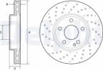 DELPHI Tarcza Ham. Mercedes A W176 12- Przod (bg4657c)