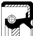 CORTECO Tesniaci krúżok kľukového hriadeľa CORTECO 12010669B (12010669B)