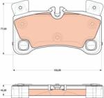 TRW Sada brzdových platničiek kotúčovej brzdy TRW GDB1775 (GDB1775)