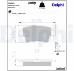 DELPHI Klocki Ham. Grande Punto Tyl (lp1965)