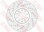 TRW Brzdový kotúč TRW DF6189S (DF6189S)