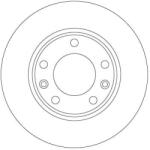 TRW Brzdový kotúč TRW DF6910 (DF6910)