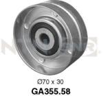 SNR Vratná/vodiaca kladka rebrovaného klinového remeňa SNR GA355.58 (GA355.58)