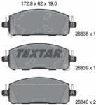 TEXTAR Sada brzdových platničiek kotúčovej brzdy TEXTAR 2683801 (2683801)