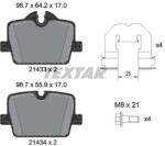 TEXTAR Sada brzdových platničiek kotúčovej brzdy TEXTAR 2143301 (2143301)