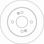 TRW Brzdový kotúč TRW DF6949 (DF6949)