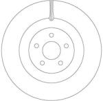 TRW Brzdový kotúč TRW DF6871 (DF6871)