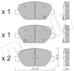METELLI Sada brzdových platničiek kotúčovej brzdy METELLI 22-1178-0 (22-1178-0)