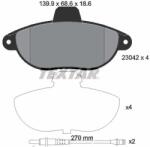 TEXTAR Sada brzdových platničiek kotúčovej brzdy TEXTAR 2304201 (2304201)