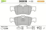 VALEO Sada brzdových platničiek kotúčovej brzdy VALEO 302039 (302039)
