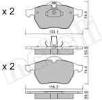 METELLI Sada brzdových platničiek kotúčovej brzdy METELLI 22-0118-0 (22-0118-0)