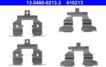 ATE Súprava príslušenstva, obloženie kotúčovej brzdy ATE 13.0460-0213.2 (13.0460-0213.2)
