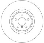 TRW Brzdový kotúč TRW DF6979S (DF6979S)