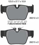 TEXTAR Sada brzdových platničiek kotúčovej brzdy TEXTAR 2621201 (2621201)