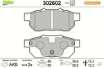 VALEO Sada brzdových platničiek kotúčovej brzdy VALEO 302602 (302602)