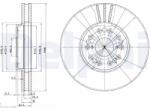 DELPHI Brzdový kotúč DELPHI BG2829 (BG2829)