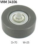 SKF Vratná/vodiaca kladka rebrovaného klinového remeňa SKF VKM 34106 (VKM 34106)