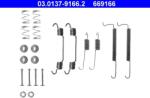 ATE Súprava príslušenstva, brzdové čeľuste ATE 03.0137-9166.2 (03.0137-9166.2)