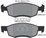 TEXTAR Sada brzdových platničiek kotúčovej brzdy TEXTAR 2467301 (2467301)