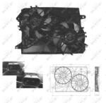NRF Ventilátor chladenia motora NRF 47674 (47674)