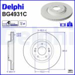DELPHI Tarcza Ham. Hyundai I30 16- (bg4931c)