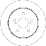 TRW Brzdový kotúč TRW DF8335 (DF8335)