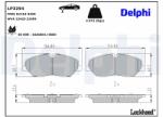DELPHI Sada brzdových platničiek kotúčovej brzdy DELPHI LP3294 (LP3294)