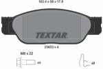 TEXTAR Sada brzdových platničiek kotúčovej brzdy TEXTAR 2342301 (2342301)