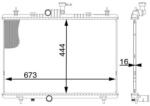 MAHLE Chladič motora MAHLE CR 1606 000S (CR 1606 000S)
