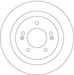 TRW Brzdový kotúč TRW DF6367 (DF6367)