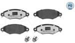 MEYLE Sada brzdových platničiek kotúčovej brzdy MEYLE 025 219 8018/PD (025 219 8018/PD)