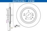 ATE Brzdový kotúč ATE 24.0118-0162.1 (24.0118-0162.1)