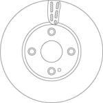 TRW Brzdový kotúč TRW DF6793 (DF6793)