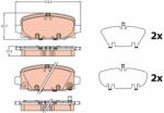 TRW Sada brzdových platničiek kotúčovej brzdy TRW GDB2321 (GDB2321)