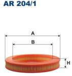 FILTRON Vzduchový filter FILTRON AR 204/1 (AR 204/1)