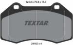 TEXTAR Sada brzdových platničiek kotúčovej brzdy TEXTAR 2416201 (2416201)