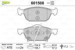 VALEO Sada brzdových platničiek kotúčovej brzdy VALEO 601508 (601508)