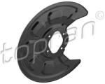 TOPRAN Ochranný plech proti rozstreku, Brzdový kotúč TOPRAN 117 971 (117 971)