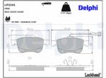 DELPHI Sada brzdových platničiek kotúčovej brzdy DELPHI LP2241 (LP2241)