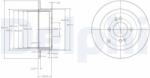 DELPHI Tarcza Ham. Hyundai Getz Tyl (bg4097)