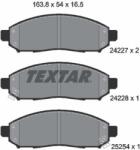 TEXTAR Sada brzdových platničiek kotúčovej brzdy TEXTAR 2422704 (2422704)